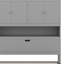 Lit plateforme en bois avec port USB, tête de lit et tiroirs de rangement-1398090356