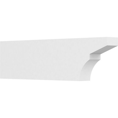 4"W x 10"H x 36"L Standard Monterey Architectural Grade PVC Rafter Tail