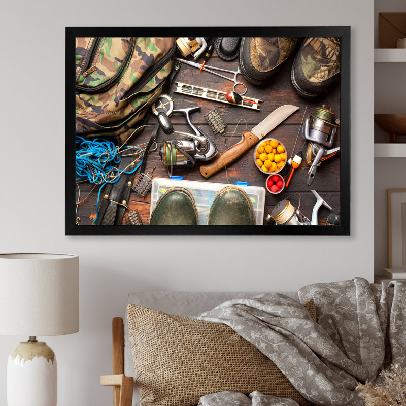 Finition de l'équipement I sur toile, H 12 po x l 20 po x P 1 po, Cadre simple noir
