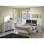 Lit double contemporain champagne