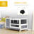 Barkeley Weather Resistant Rabbit Small Animal Hutch