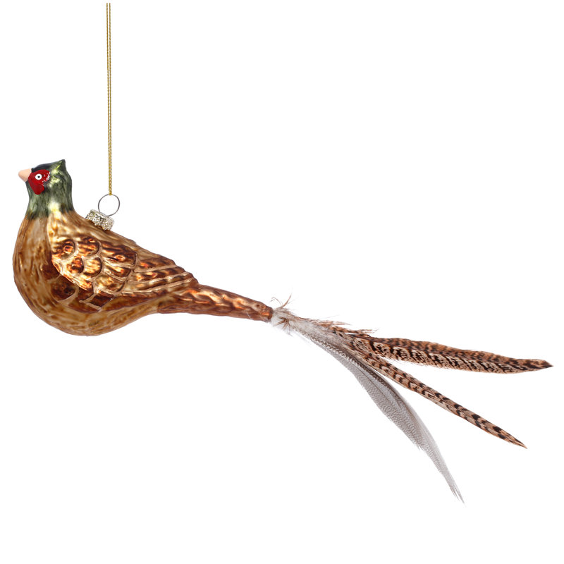 Longtail Bird Ornament, 11 X 3 Inches