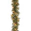 The Holiday Aisle® 6ft. Glittery BristlePine Garland with LED Lights