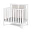 Lit de bébé Connelly Mini avec sur-matelas blanc / gris Rockport-1258517581