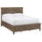 Crater Wood Panel Queen Platform Bed