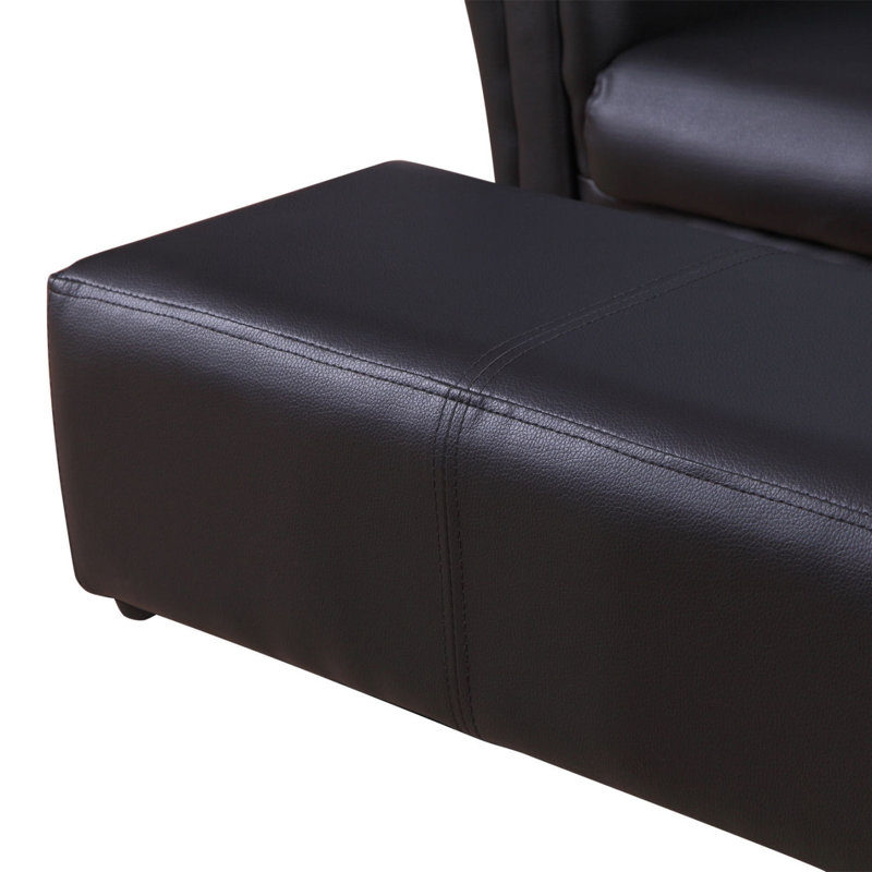 Ensemble de canapé pour enfants avec repose-pieds pour salle de jeux