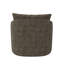 Fauteuil d'appoint rond et pivotant