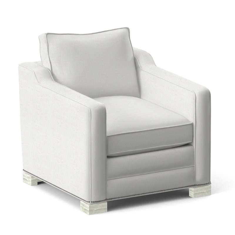 Stanton Armchair, Nomad Snow Crypton® Chenille, Wrenn, Yes