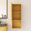 Armoire murale de 35 po de hauteur avec porte et tablettes