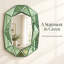Briahna Geometric Wall Mirror with Silver Mirrored Frame and Bevelled Edges-1203748196