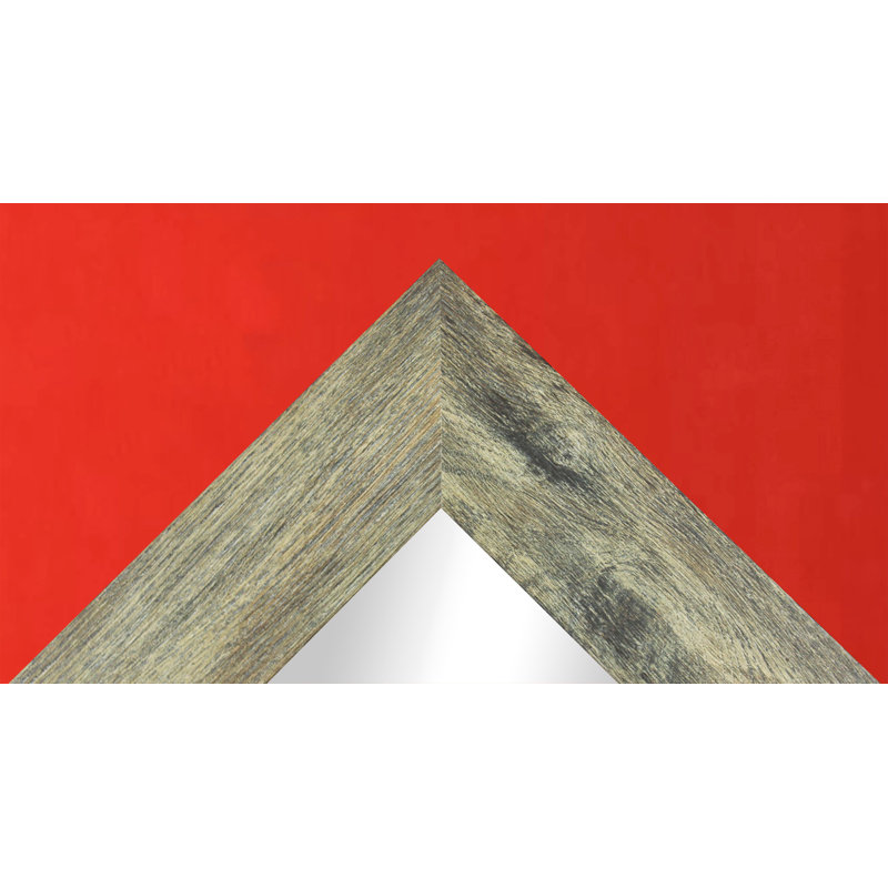 Galilaia Wood Flat Mirror, 70.5" H x 31.5" W, Brown
