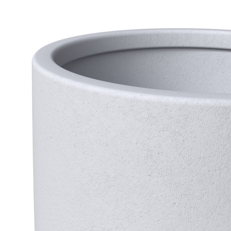 Pot à fleurs Roshini, Béton vieilli, H 23,6 po x l 13,4 po x P 13,4 po