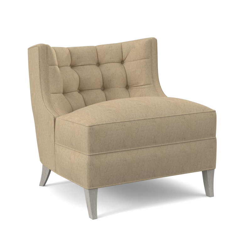 Social Sunbrella® Boucle Tufted Chair, Maya Wheat, Bisque