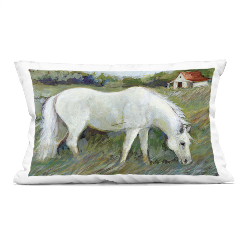 Coussin décoratif imprimé nautique Trio, design par Susan Winget