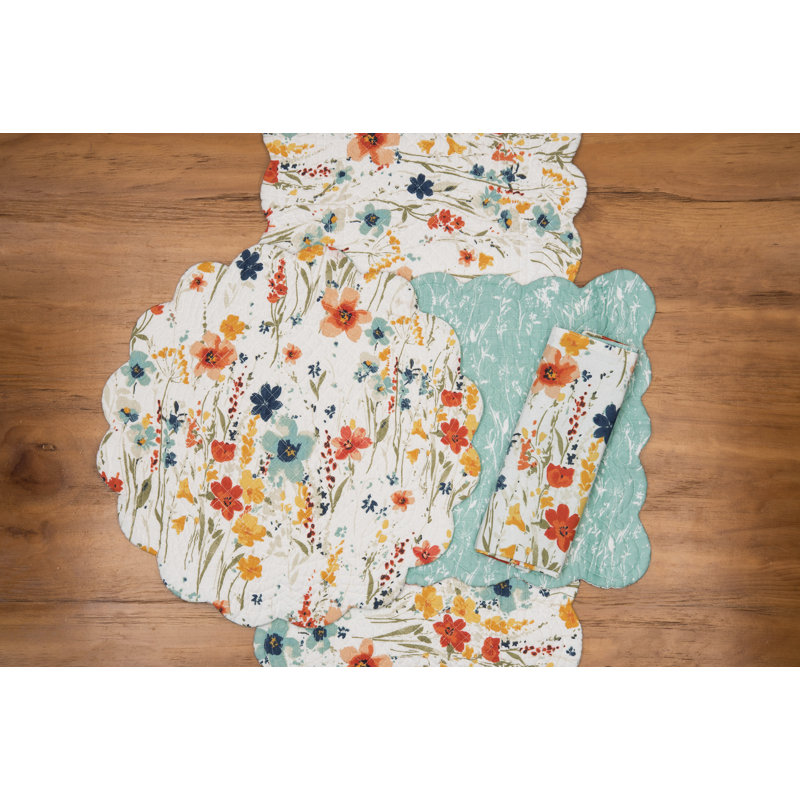 Raija No Pattern Cotton Table Runner