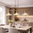 Gold Finish Chandelier