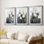 FLORAL Series DCLxxv - impression encadrée de qualité supérieure sur mesure mat - 3 pièces-625195673-625195672