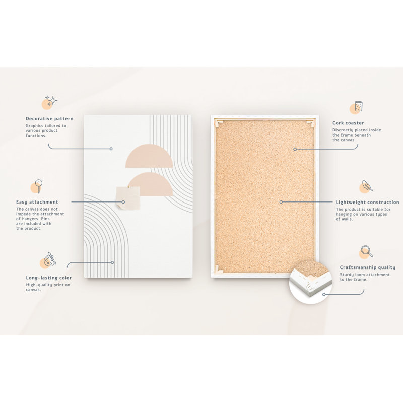 Anatilde Cork Corkboard / Bulletin Board