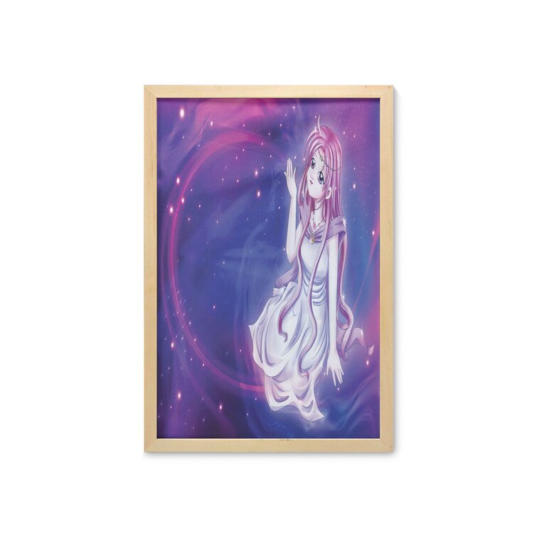 Anime Tapestry, Cute Purple Anime Fairy Sitting in Theme of Zodiac  Astrology Horoscope Sign Artprint, Wall Hanging for Bedroom Living Room  Dorm Decor, 60W X 80L Inches, Purple Blue, by Ambesonne -