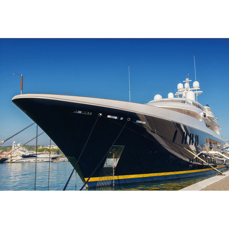 Big Luxury Yacht by Thomaslenne - Wrapped Canvas Print, 20cm H x 30cm W x 3.8cm D