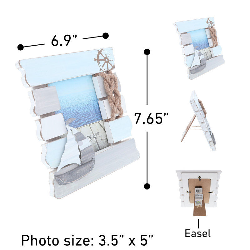 Barham Gray Single Picture Frame