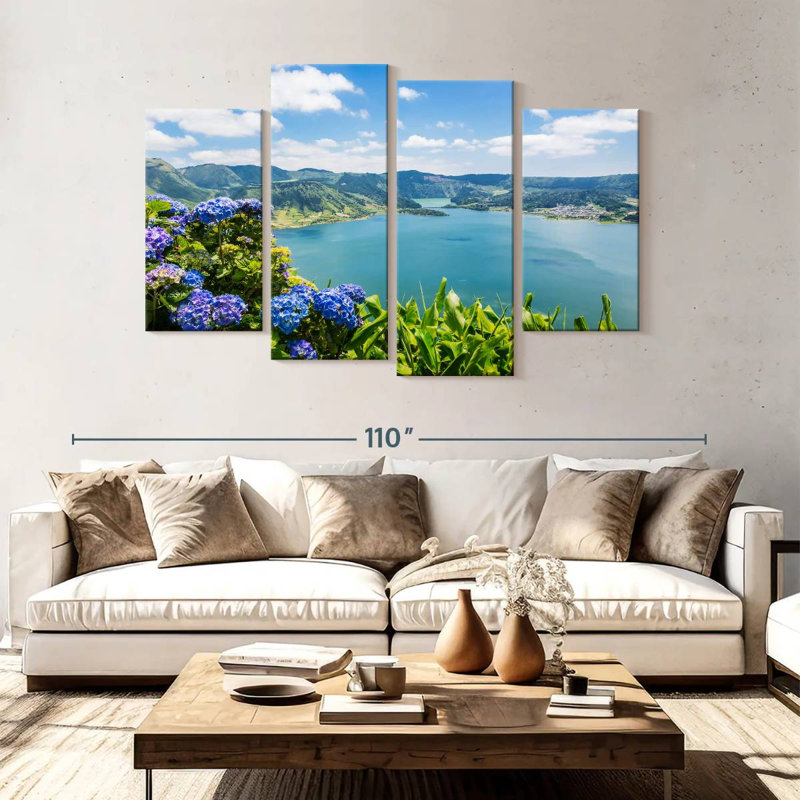 Alvord Sete Cidades Lakes, 54" H x 84" W