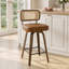 Lucania Swivel Upholstered Counter & Bar Stool-377456196-362399370-347569301