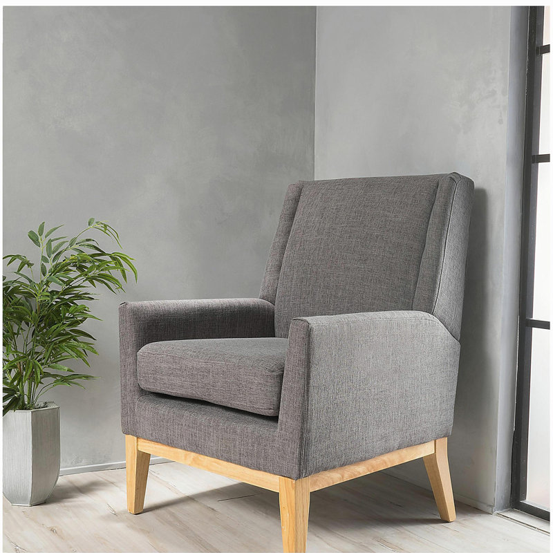 Chaise décorative KD, Gris clair