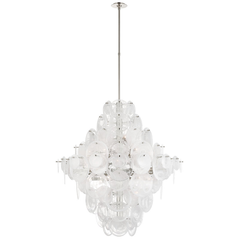 Loire 26 - Light Steel Chandelier by AERIN