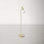 Mazan 7.5'' Brass Dimmable Floor Lamp-330734709