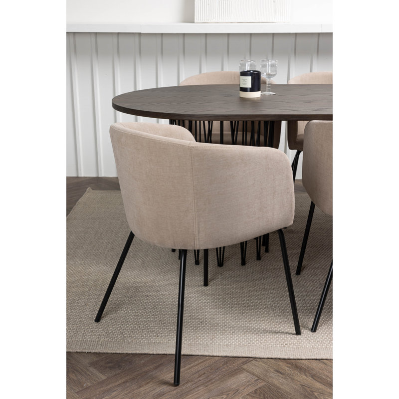 Mahia 6 - Person Dining Set