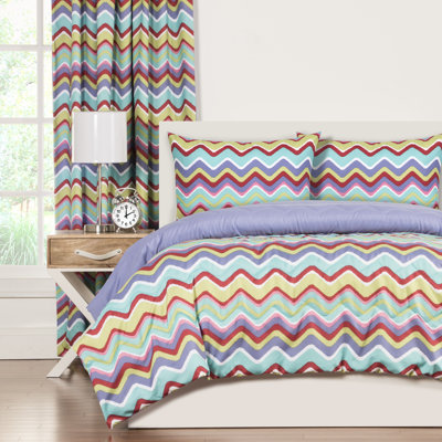 Crayola Mixed Palette Reversible Comforter Set