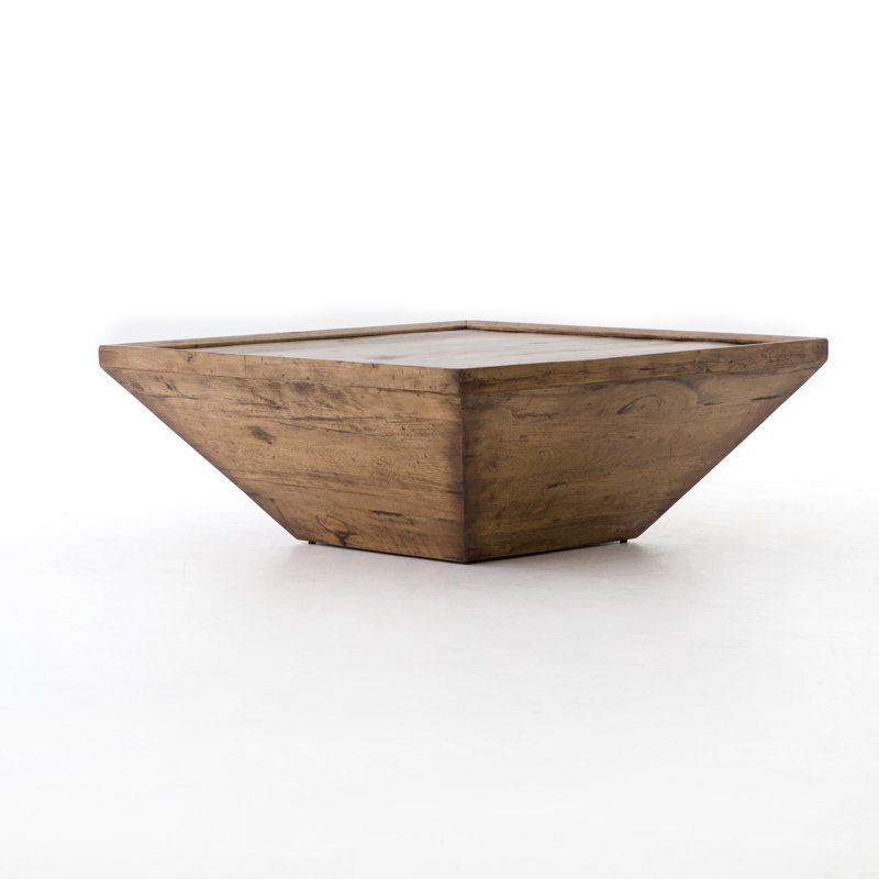 Drake Solid Wood Coffee Table, Reclaimed Fruitwood