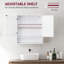 56mm W 58mm H Wall Mounted Required Medicine Cabinet Mirror