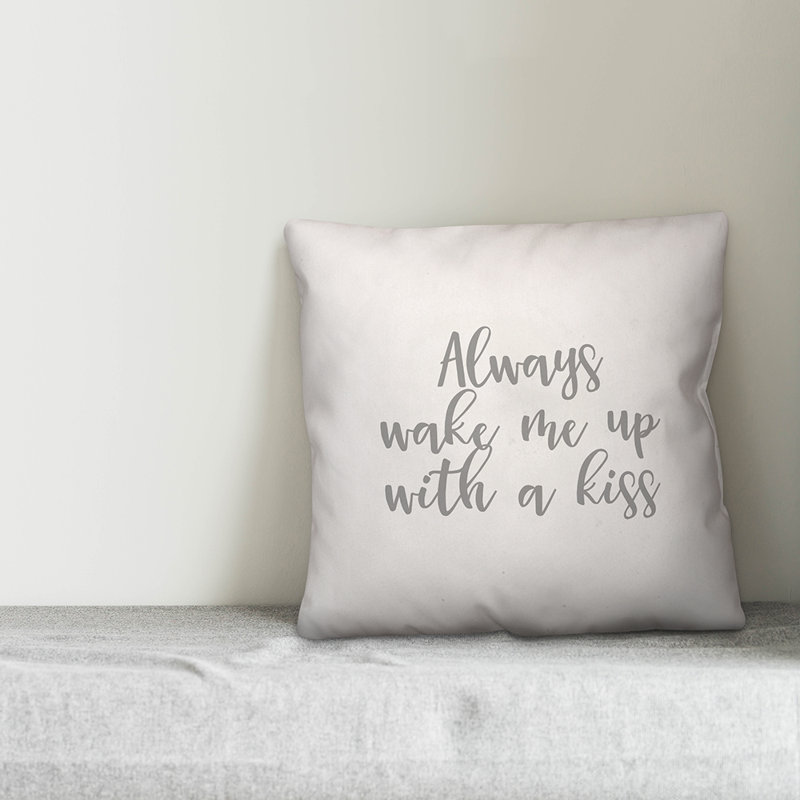 Throw Pillow, White, Pillow Cover