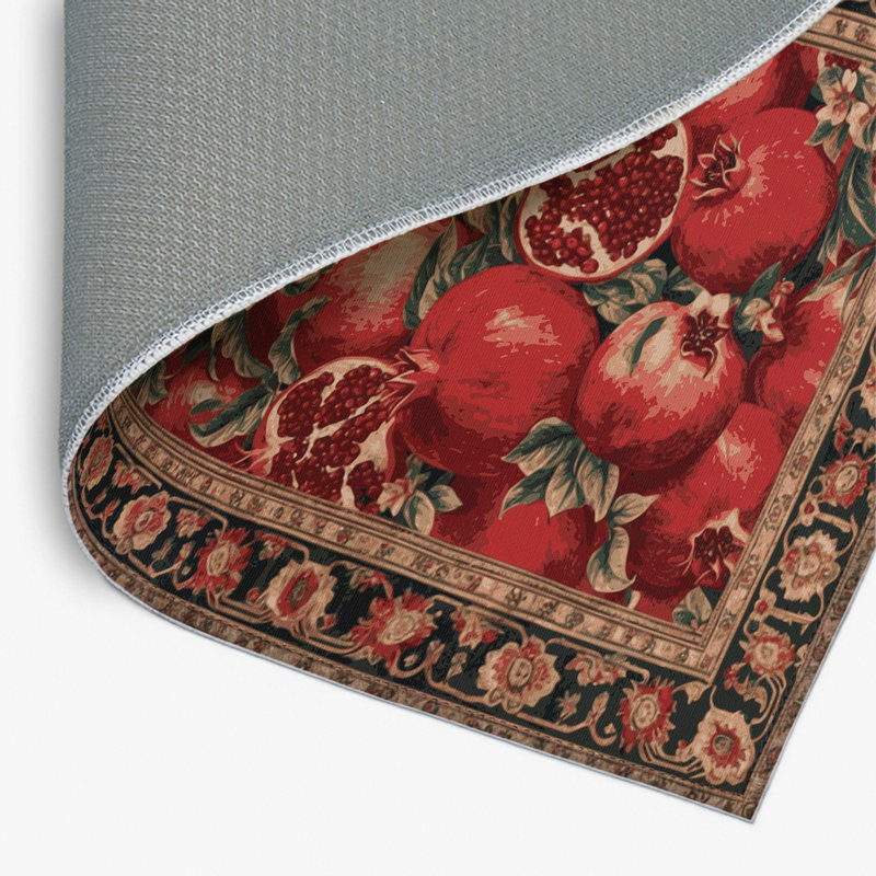 Persian Brown Indoor and Outdoor Area Rug, Rectangle 8' x 10'