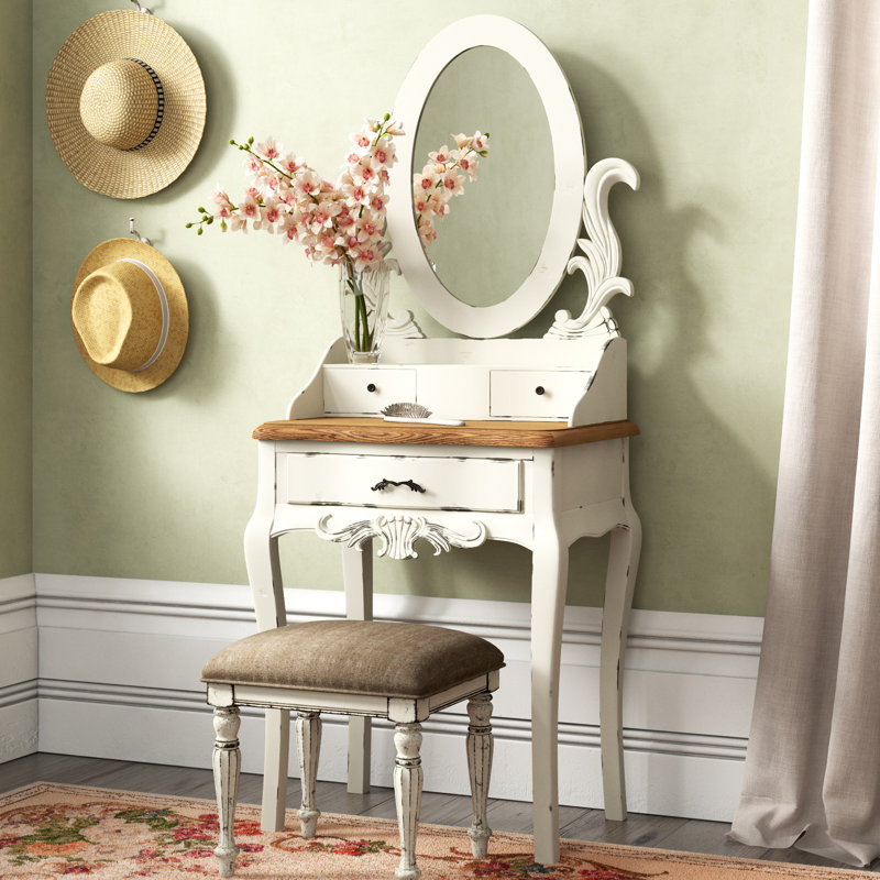 Buckner Dressing Table with Mirror