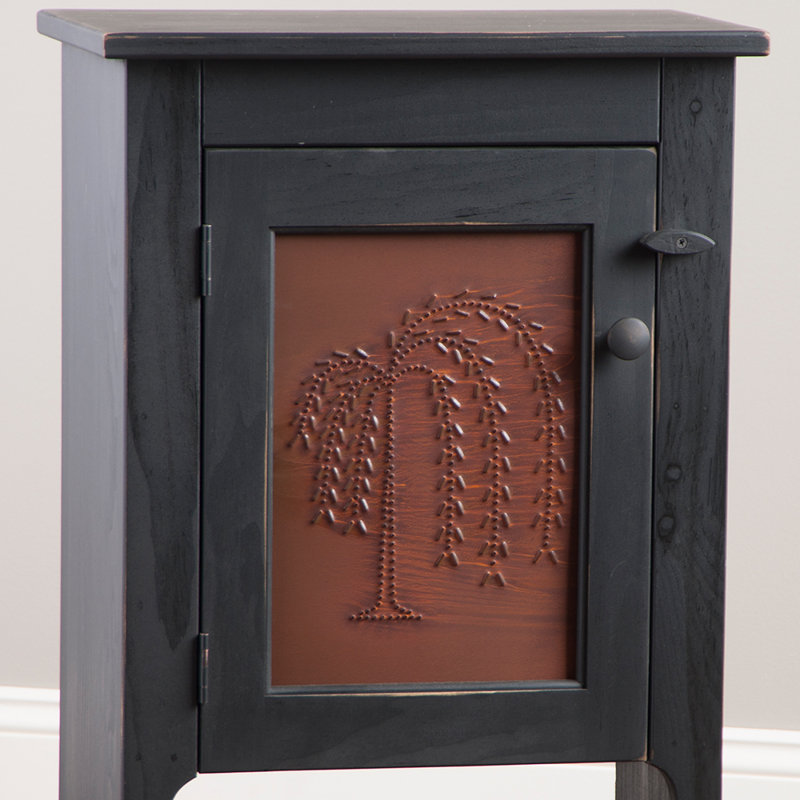 Vertical Willow Panel, Rustic Tin