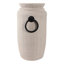 Tiyler Pottery Ecomix Vase With Metal Side Handles And Boho-Inspired Silhouette-521581094