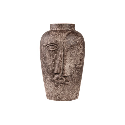 FACE CERAMIC VASE 19X19x30 CM