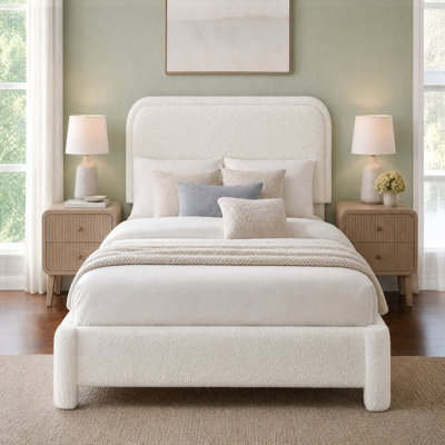 Base de lit plateforme tapissier Teddy
