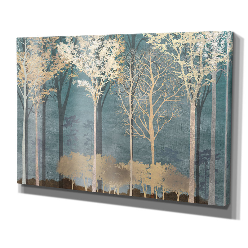«Into the Woods» par Conrad Knutsen, reproduction d'art graphique sur toile, H 24 po x l 36 po x P 1,5 po