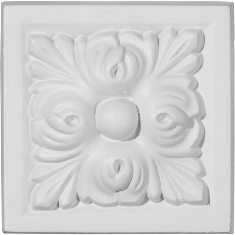 Benson 3 7/8"H x 3 7/8"W x 1 1/2"D Plinth Block