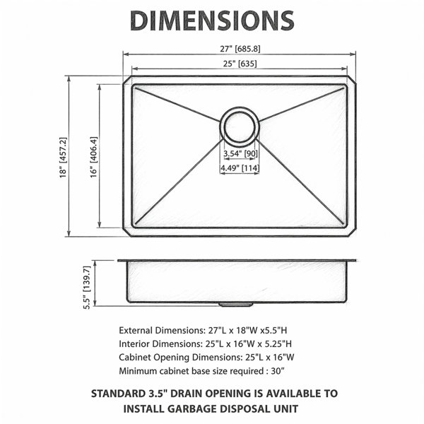 Dimensions du produit