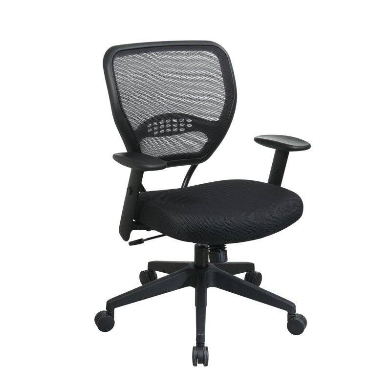 Chaise de travail SPACE Deluxe, Noir