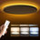 Dimmable LED Flush Mount Ceiling Light with Night Light Remote Control