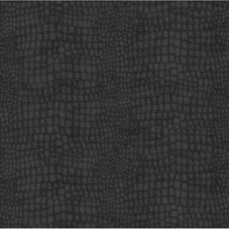 Superfresco Easy Crocodile Skin Effect Wallpaper, Black