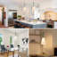 Pendant Light Milk White Glass Fixtures For Kitchen Island Dining Room Bedroom UL Listed