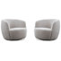 Swivel Barrel Chair Two Pack