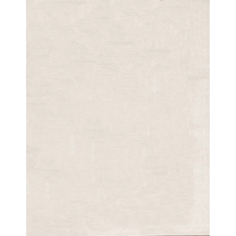 Tapis blanc de haute qualité noué à la main
